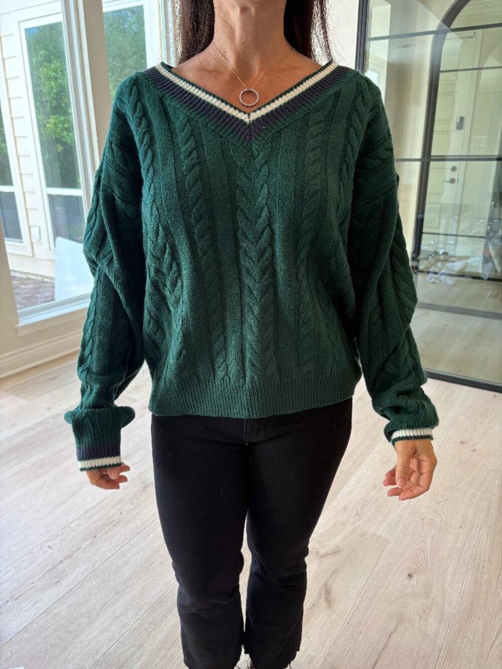Edikted Women's Green Sweater